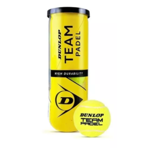 Tarro de Pelotas Dunlop Team Padel X3